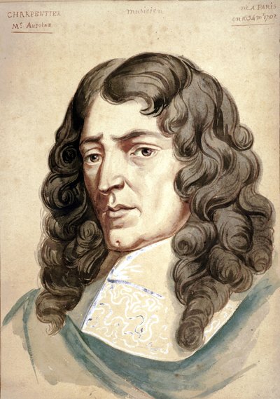 Portrait of Marc Antone Charpentier by French School
